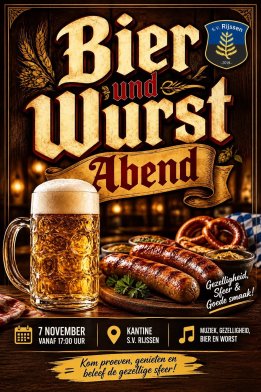 Bier und Wurst Abend