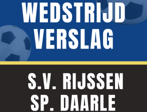 s.v. Rijssen wint oefenwedstrijd tegen Sp. Daarle