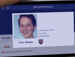 Zorg uiterlijk 31 oktober voor een actuele pasfoto op de spelerspas