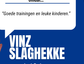 Vinz Slaghekke is pupil van de week op zaterdag 24 oktober 2026